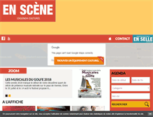 Tablet Screenshot of enscene.net